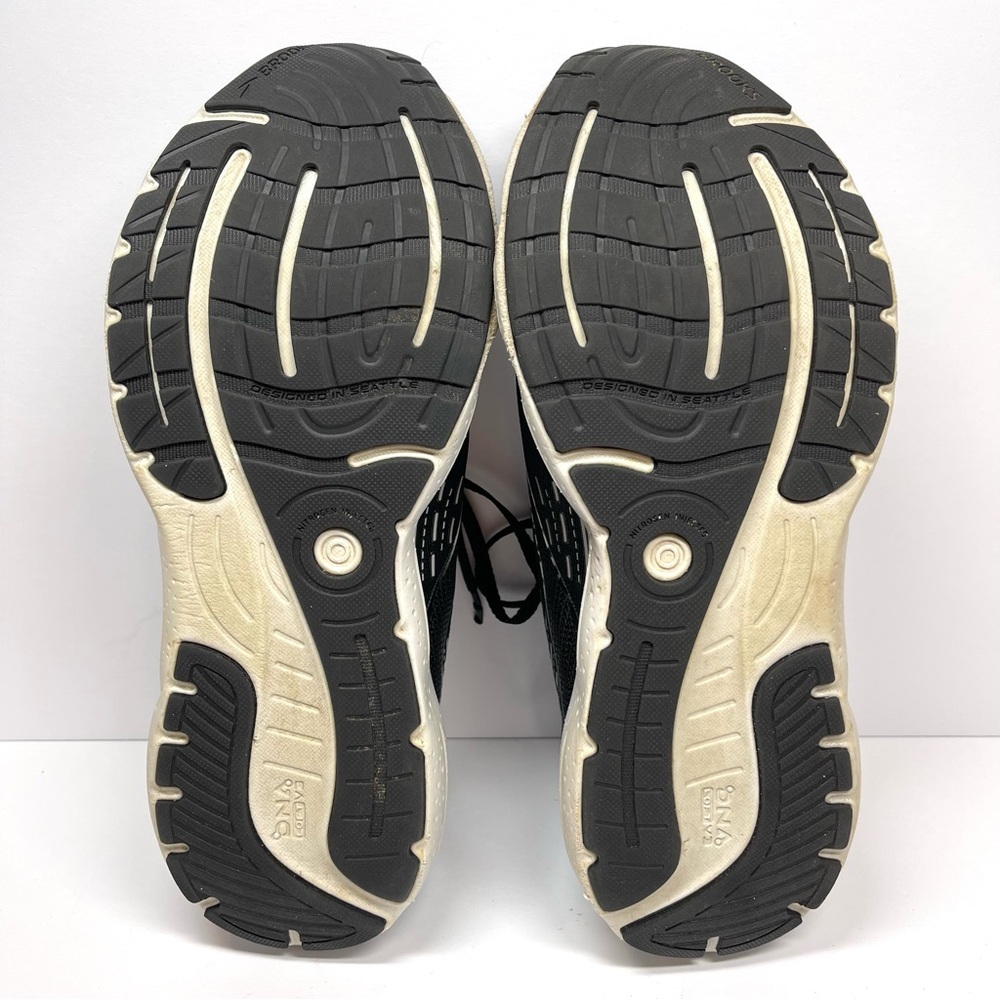Brooks Running Shoe Men’s Size‎ 10 Glycerin 20 Neutral Black White - Picture 9 of 9